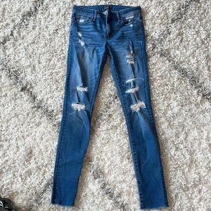 Ripped Abercrombie Jeans